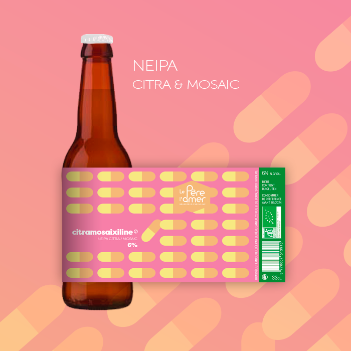 Citramosaixiline NEIPA Citra Mosaic La boutique du Père l Amer