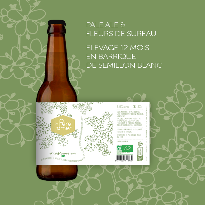 Elderflower 2021 Pale Ale Barrel Aged La boutique du Père l'Amer